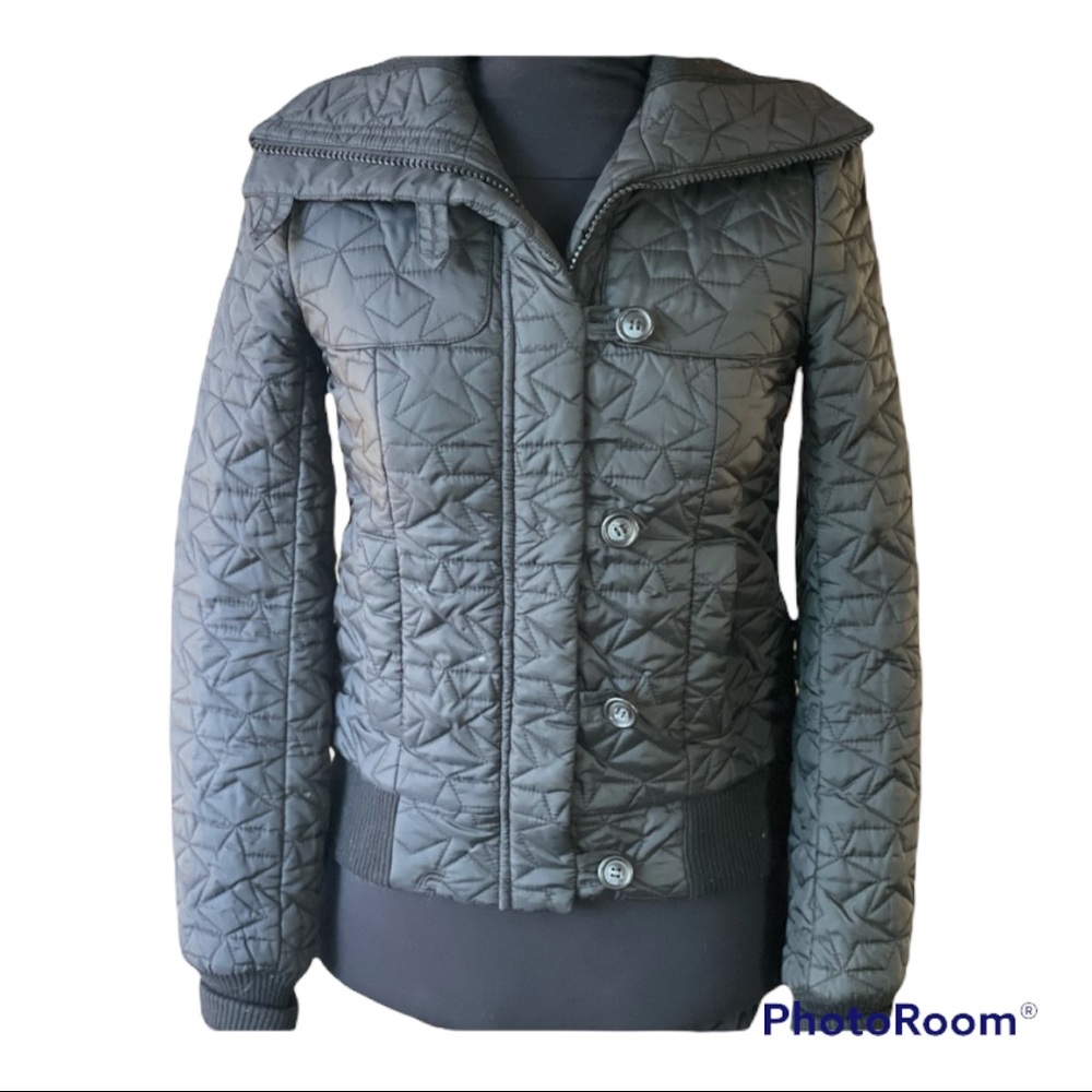 French Connection NWOT Quilted Bomber Jacket Size 2